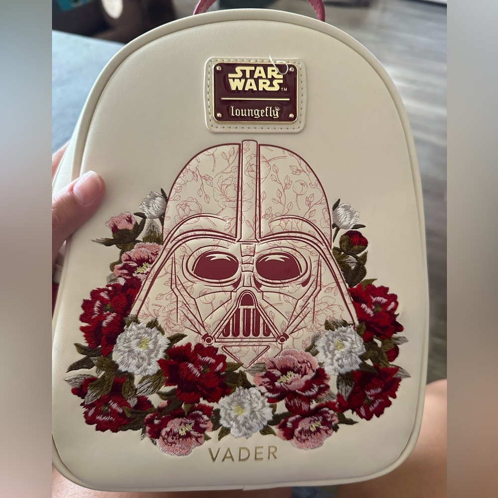 Darth Vader floral loungefly backpack